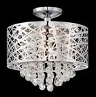 Lite Source EL-50100 Benedetta 4 Light 14 inch Chrome Flush Mount Ceiling Light