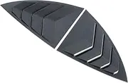 Car Rear Window Louver Shutter Cover Trim Compatible For Tesla Model Y 2020 2021 2022 2023 Carbon Fiber Decoration Exterior Accessories(Carbon Fiber)