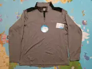 MEN'S COLUMBIA TRYON CREEK CLASSIC-FIT QUARTER-ZIP PULLOVER GREY NWT