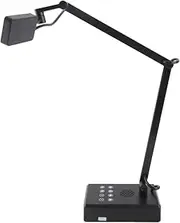 Jectse USB Document Camera, 4K Ultra HD USB Visualizer A3 Size, Auto Focus, Image Invert, 360° Rotating Lens, 3 Level LED Light, Built-in Microphone, for Windows