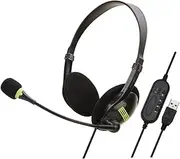 Wired Gaming Headset with Noise Reduction Technology Microphone Ergonomic Design for Comfortable Wear for Computer and Laptop Gaming