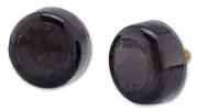 HIGHSIDER smart Micro Disc LED Indicator Black/Smoke E-Approved (Pair)