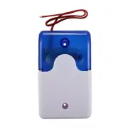 1X( Wired Strobe Warning Siren Dc 12V Sound Alarm Flashing Light5290