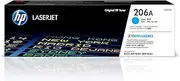 HP 206A Laserjet Toner Cartridge, Cyan W2111A