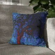 CUSHION COVER PILLOW CASE|PIET MONDRIAN - AVOND (EVENING) THE RED TREE ART