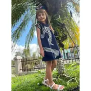Big Bow Blue Dress 3