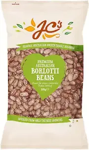 J.C.'S QUALITY FOODS Premium Australian Borlotti Beans, 500 G