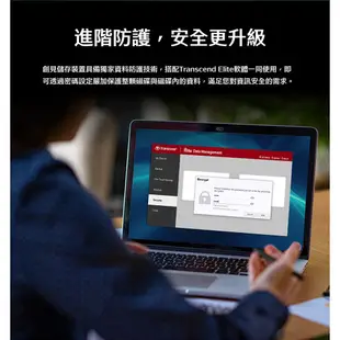 Transcend 創見 1TB/2TB/4TB 軍規 USB3.2 固態SSD硬碟 行動外接硬碟 綠 ESD380C