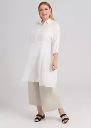 [ TS TAKING SHAPE ] Womens 3/4 Sleeve Stripe Tunic NEW RRP$139.95 | Size AU 20