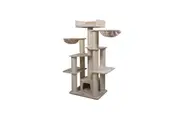 YES4PETS 183cm 47kg Cat Tree Tower 14cm Thicker Scratching Post Scratcher Hammock Condo House