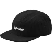 Supreme Fitted Cable Knit Camp Cap Black Small / Medium F/W 17