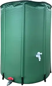 Rain Barrel, Rainwater Catcher - Portable Water Storage, Garden Water Container for Rain Collection, Storage, Reuse, Water Saving