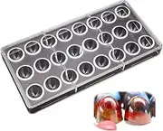 Multi Designs Half Ball Sticks Special Cube TAI JI Trigon Shape PC Polycarbonate Chocolate Mold Ice Cube Molds DIY Baking Gadget (1292 Cone Shape)