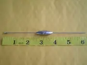 10 PCS. STRAIGHT DOWN BOTTOM BOUNCER SINKER, 1/2 OZ. W/S. STEEL WIRE .041 X 6"