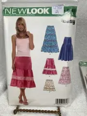 New Look Sewing Pattern6565 - LADIES ( 5 STYLE ) TIER SKIRT PATTERN Sz 10-22