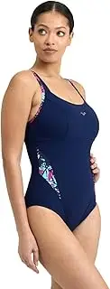 Arena Women's Women's Bodylift Swimsuit Francy Strap Back Panel One Piece Swimsuit