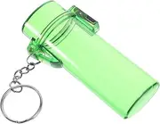[FOYTOKI] Travel Organizer Lighter Case Compact Plastic Storage Keychain Protector Small Container for Cigarette Lighter Accessory