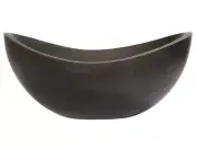 Eden Bath EB_S043LS-H Small Canoe Vessel Sink - Lava Stone