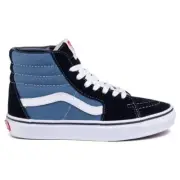 [VN000D5INVY1] Vans Men's Authentic UA SK8-Hi Navy Blue Black Sneakers *NEW*