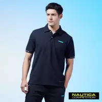 在飛比找momo購物網優惠-【NAUTICA】男裝 COMPETITION簡約素面短袖P