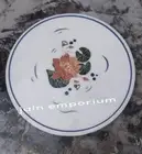 21" round White Marble Kitchen Table Unique Design Inlay center Table Top
