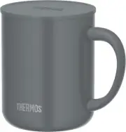 Thermos JDG-452C DGY Vacuum Insulated Mug with Lid 450ml Dark Gray Fom Japan