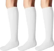 [Okistra] Compressoin Socks for Women & Men (3 Pairs) 15-20 mmHg Support for Athletic Running Cycling