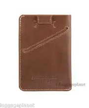 iLi Leather RFID Slim Sleeve Credit Card Case w/ Pull Out Tab 6416