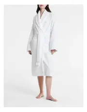 [Sheridan] Aven Australian Cotton Mum Robe in White