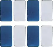 AKSIQIOL 10 Pcs Metal Adhesive Strips for Magnetic Under Cabinet Lights, Sticky Plates for LED & Under Counter Magnetic Lighting
