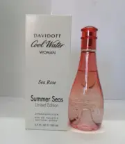 DAVIDOFF COOL WATER WOMAN SEA ROSE SUMMER SEAS LTD ED. 3.4 oz EDT SPRAY TT WOMAN