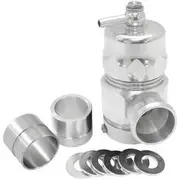 Aeroflow Compact Blow Off Valve Silver V-Band Weld-On Flange - AF64-5049