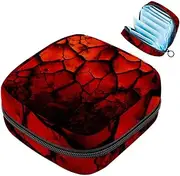 Sanitary Napkin Storage Bag,Period Bag,Pad Bag,Volcano Surface Texture,Period Pouch
