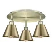 Innovations Lighting 516-3C-8-19 Ballston Flush Ballston 3 Light - Brass