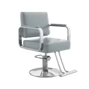 Lauft Salon Stool Swivel Chair Backrest Barber Hair Dresser Chair Hydraulic Lift - Light Blue