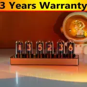 MARVEL TUBES Upgraded IPS Pseudo Glow Tube Clock Desktop Digital Clock Alarm New