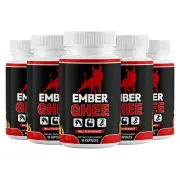 (5 Pack) Ember Ghee Capsules for Men ED EmberGhee Advanced Male Health Capsules