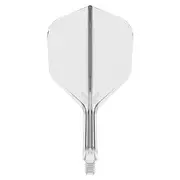 K-Flex Short No.2 Clear Moulded Flight & Shaft