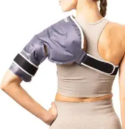 Magic Gel Shoulder Ice Pack Wrap - Reusable and Adjustable Arm Sling
