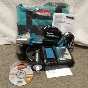 Makita·XAG25T·18 Volt LXT Brushless 4-1/2"/5 " X-LOCK Angle Grinder Set·New!