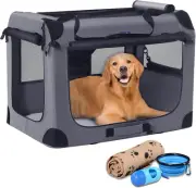 40 Inch Collapsible Dog Crate, Portable Dog Crates for Large Dogs, XL Dog Crate