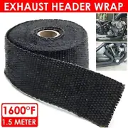 Exhaust Wrap Manifold Tape 1500mmx50mm 2000F Heat Resistant Tape Car Motorcycle