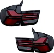 LED Sequential Flowing Turning Signal Rear Tail Light Auto Lamp Accessories compatible for BMW X5 E70 Taillight Assemblies 2007-2013