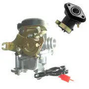 CARB PLUS INTAKE CHINESE SCOOTER MOPED ATV GO KART CARBURETOR QMB 49 50CC VESPA