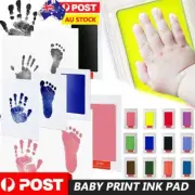 Newborn Footprint Handprint Inkless Baby Ink print kit Safe Gift Foot Hand Dog