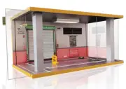 Display Case for 1/18 Diecast Cars,Acrylic Display Case for 1/12 Scale Toy Mo...