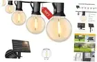 Solar String Lights Outdoor 50 FT, Patio Lights for Outside with 25+1