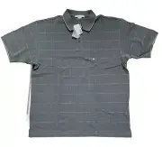 Geoffrey Beene Golf Shirt (Z) ~Men's XL~Classy Gray~100% Cotton~ with Tags~ $10