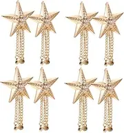 BESPORTBLE 4sets 2pcs Rhinestone Tassel Shoe Decoration Charm Alloy Pendant for Bags Boots Stylish DIY Accessory Present for Women Men Versatile Use for Parties Daily Life 2pcs*4