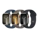 APPLE WATCH S9 LTE 41MM 不鏽鋼錶殼配運動錶帶(M/L)